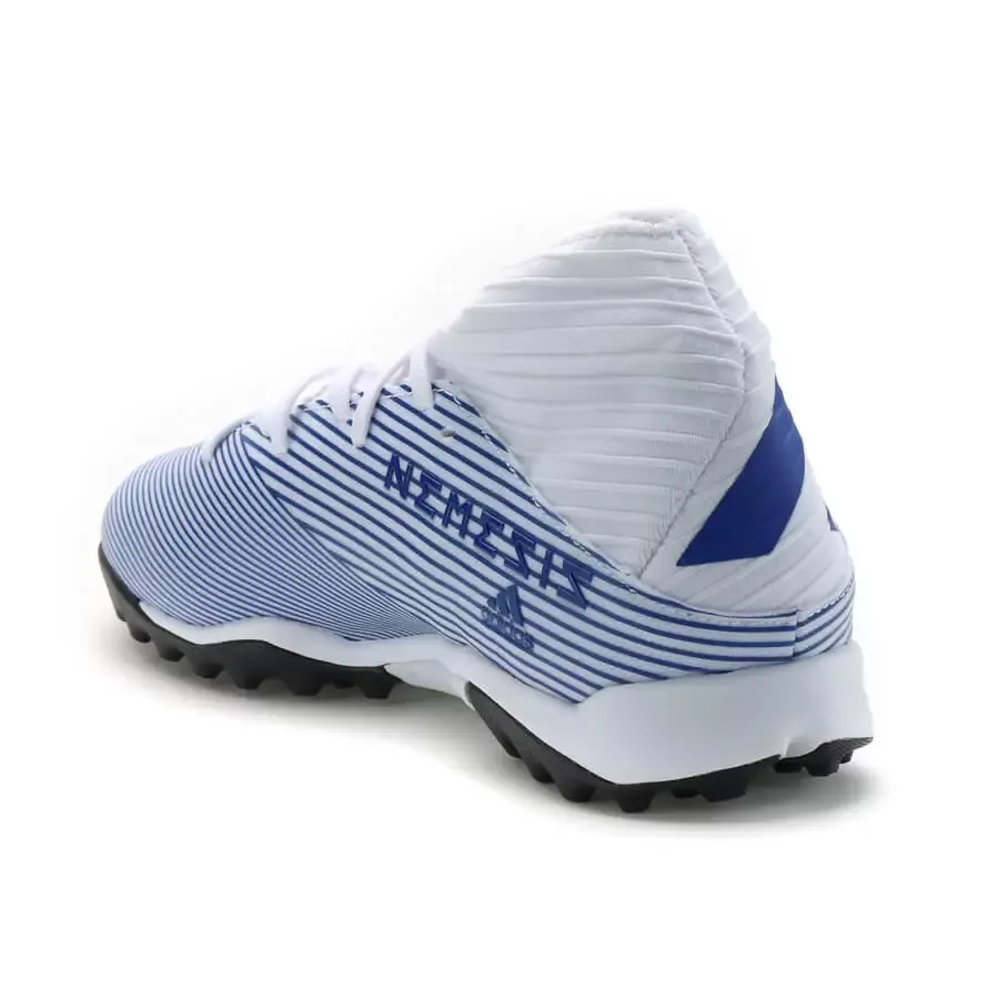 Imagen 2 de 5 de Botines adidas Nemeziz 19.3 Pasto Sintético-BLANCO/AZUL