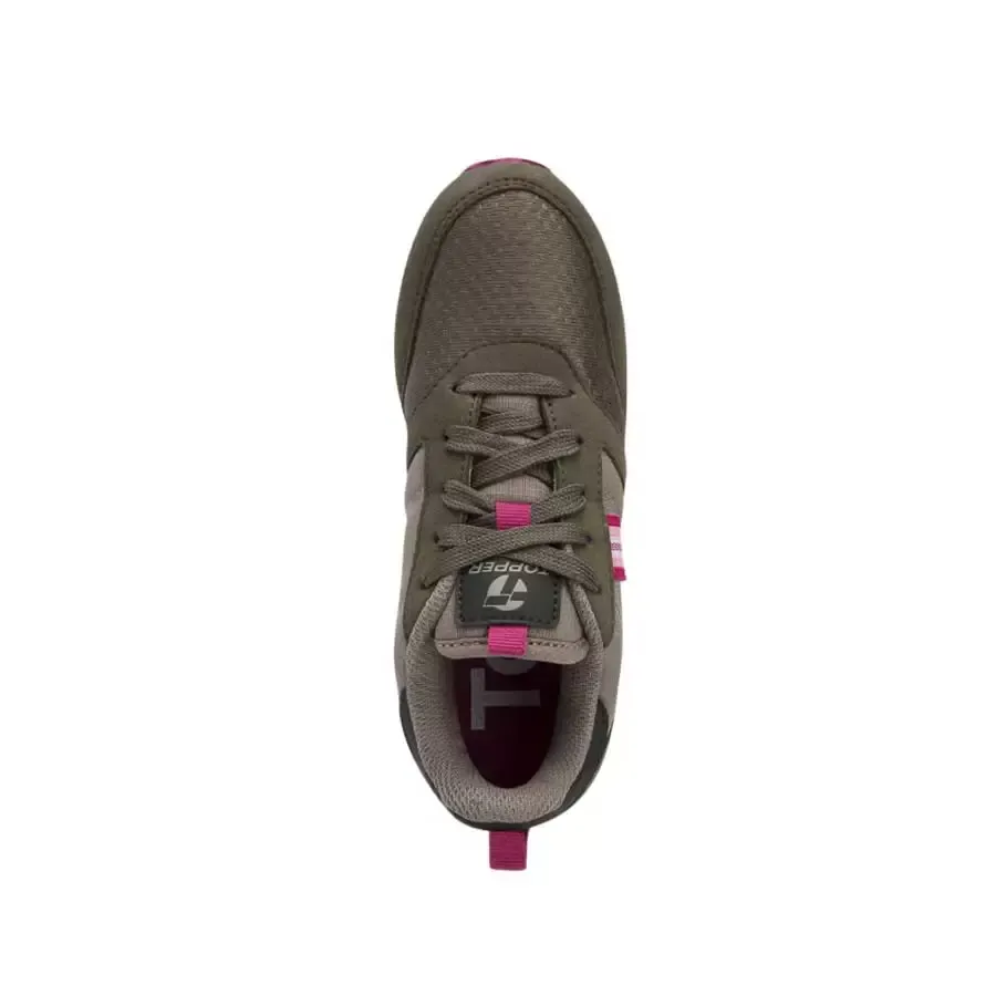 Imagen 3 de 5 de Zapatillas Topper T700 Kids-VERDE/FUCSIA