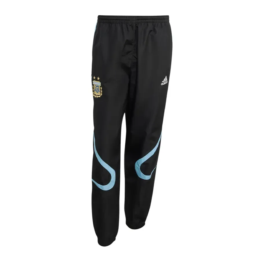 Imagen 2 de 5 de Pantalón adidas Afa 06-NEGRO/CELESTE