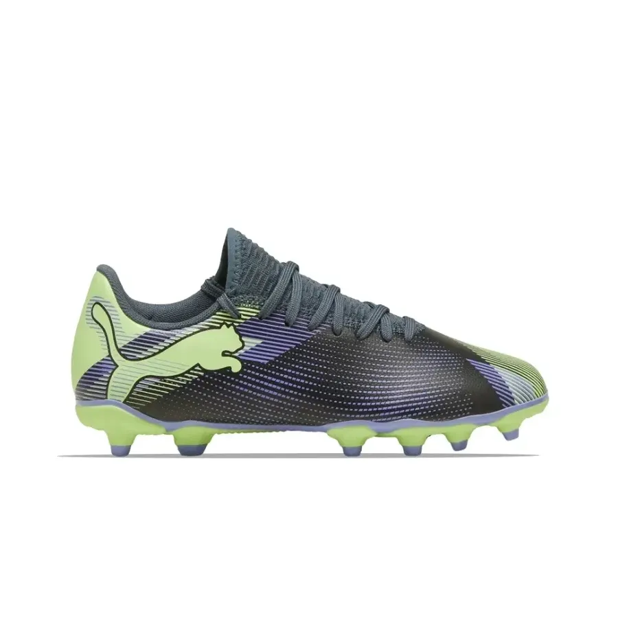 Imagen 0 de 4 de Botines Puma Future 7 Play Fg/Ag Jr-PETROLEO/LIMA/LILA