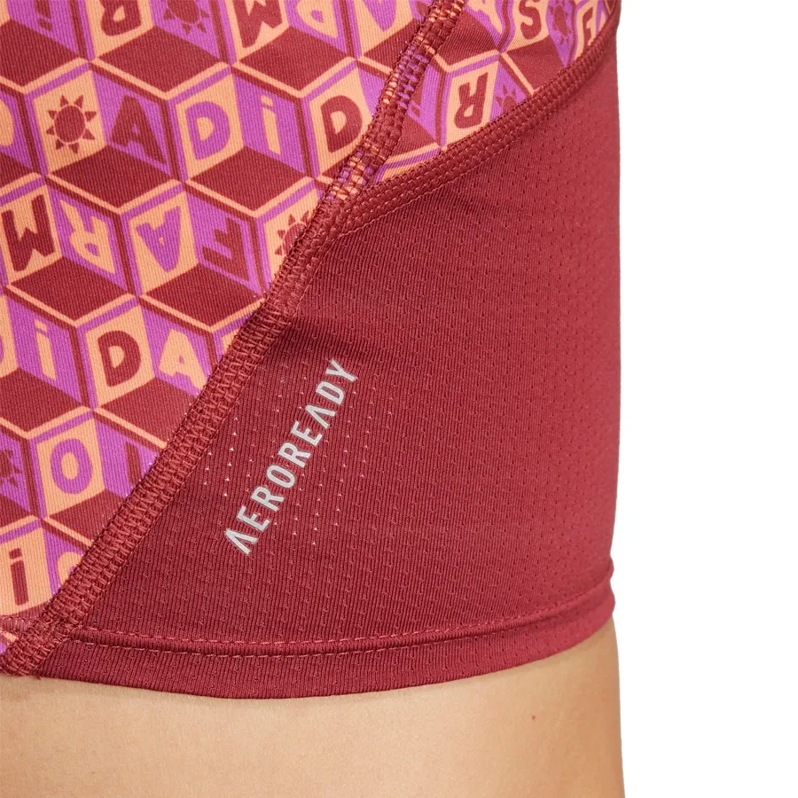 Imagen 3 de 5 de Top adidas Az Farm Croptop-BORDO/NUDE/VIOLETA