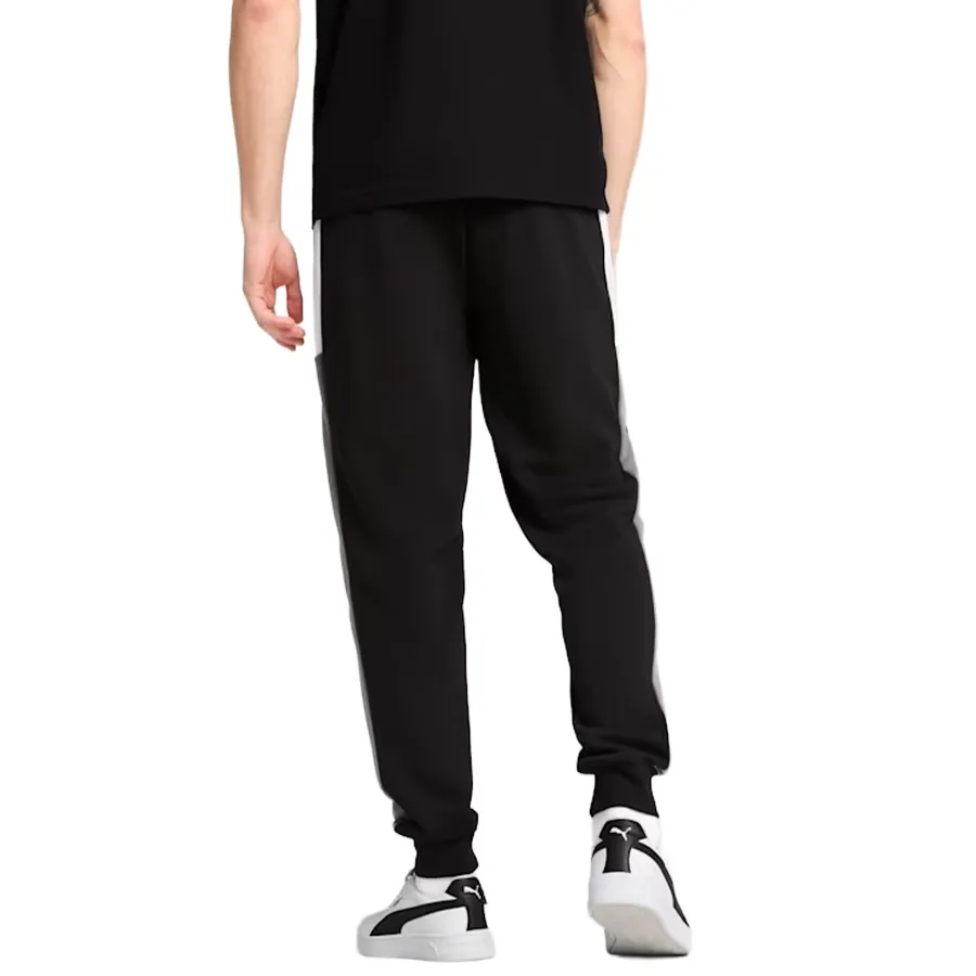 Imagen 1 de 6 de Pantalón Puma Essentials Block Sweatpants-NEGRO/BLANCO
