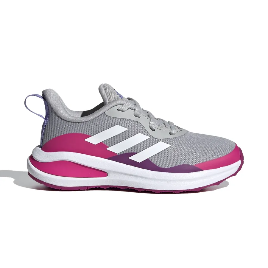 Imagen 5 de 7 de Zapatillas adidas Fortarun K-GRIS/BLANCO/FUCSIA