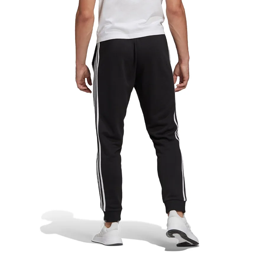 Imagen 2 de 4 de Pantalón adidas Essentials 3 Stripes-NEGRO/BLANCO