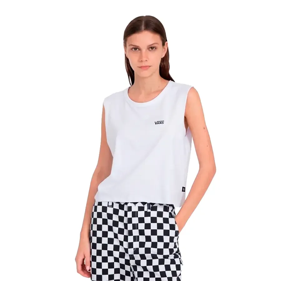 Imagen 0 de 3 de Remera Vans Junior V Boxy-BLANCO