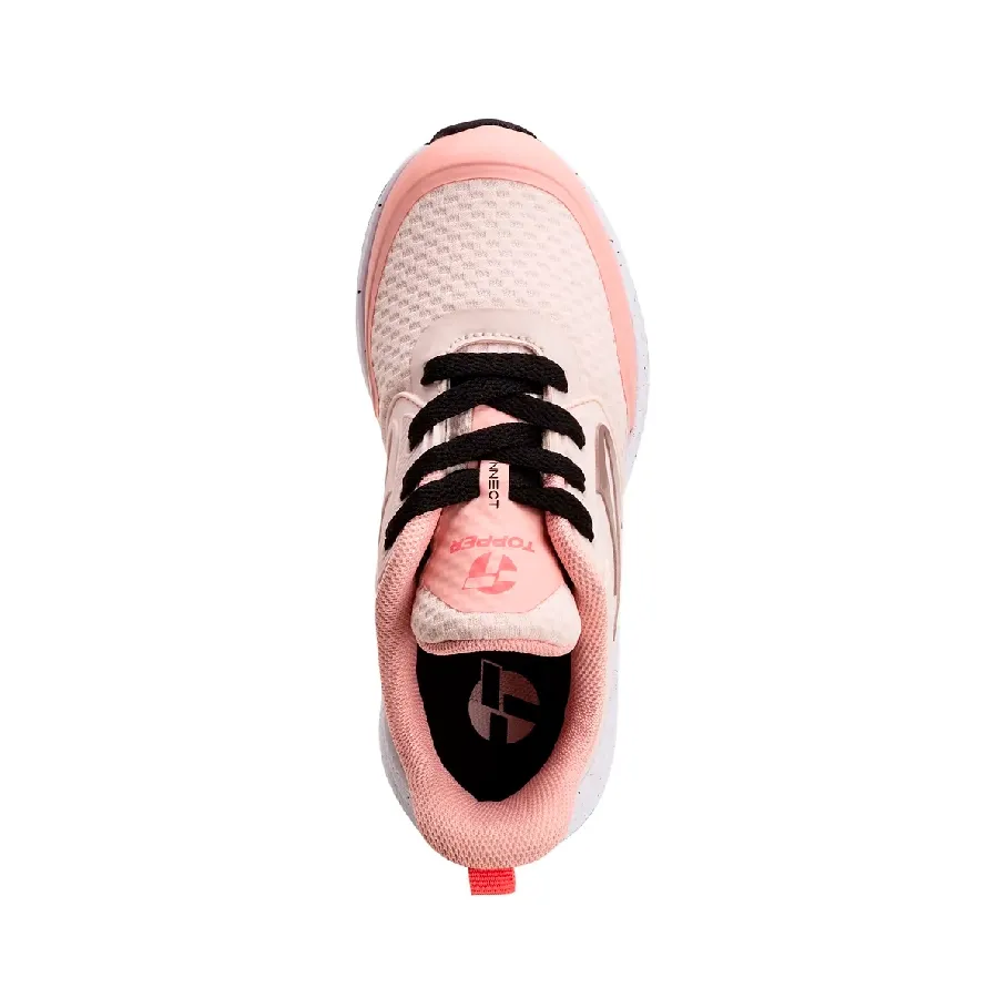 Imagen 4 de 5 de Zapatillas Topper Iten Kids-ROSA/NUDE