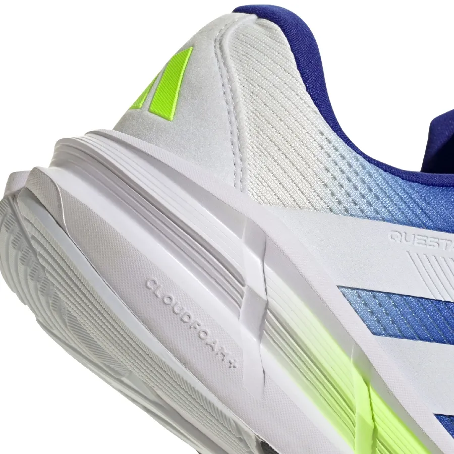 Imagen 6 de 7 de Zapatillas adidas Questar 3-AZUL/BLANCO/VERDE FLUOR