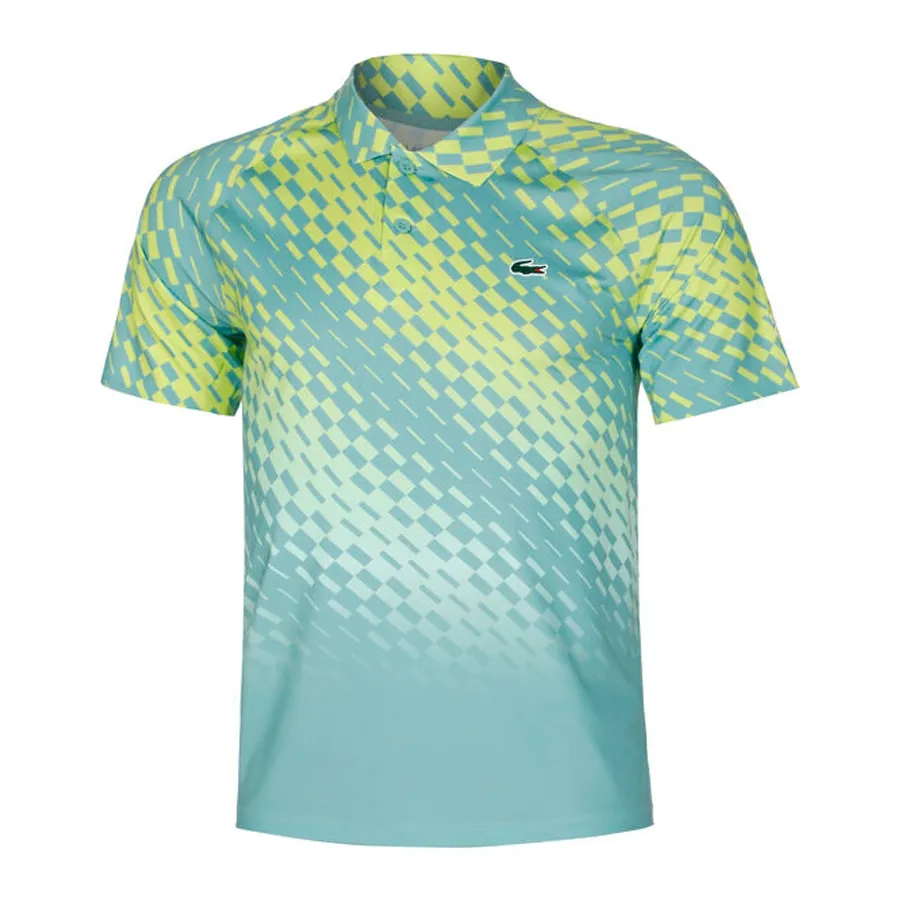 Imagen 0 de 9 de Remera Lacoste Novak Djokovic-VERDE/LIMA