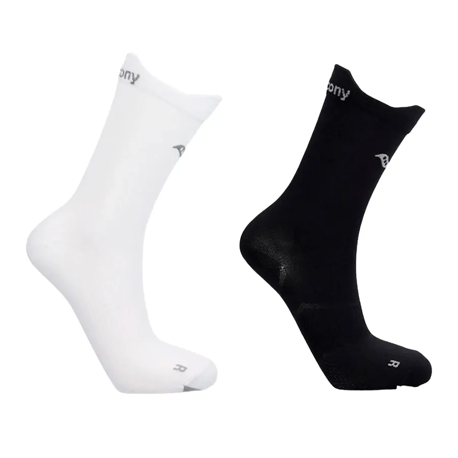 Imagen 0 de 5 de Medias Saucony Elite Crew-BLANCO/NEGRO