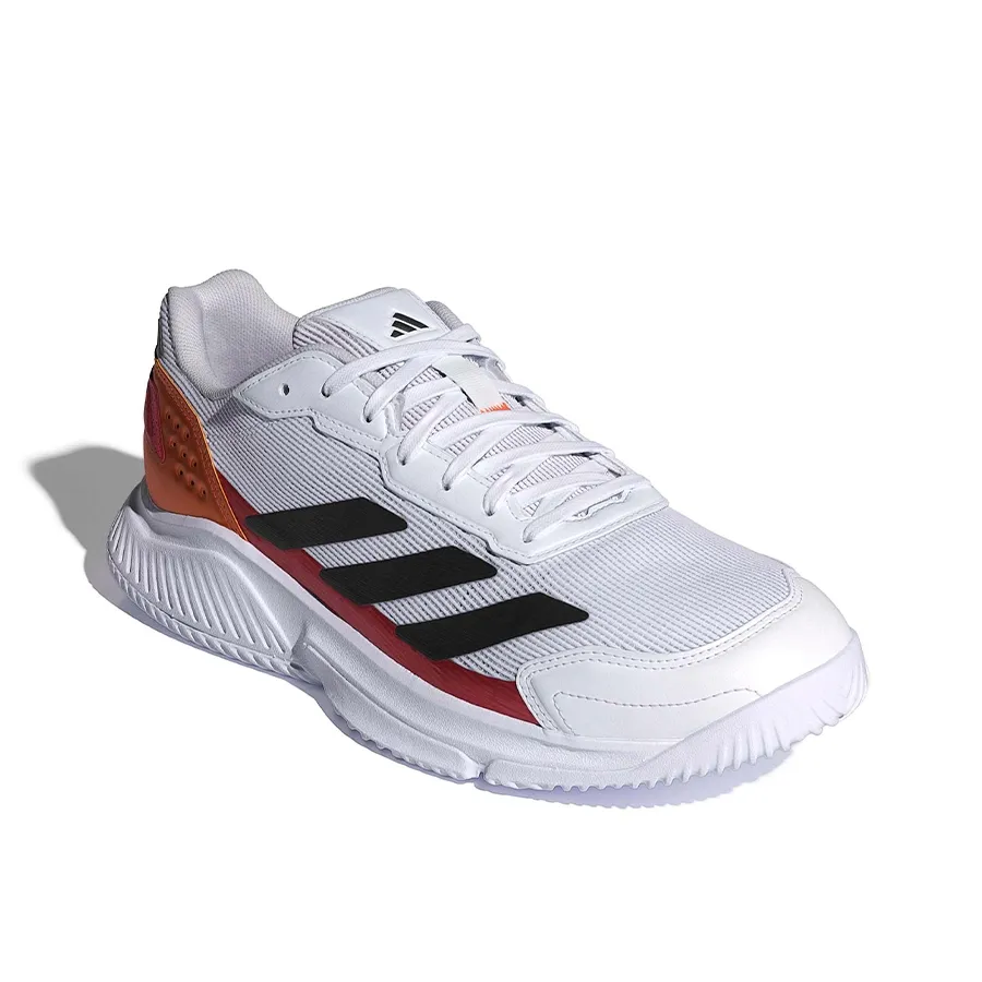 Imagen 2 de 8 de Zapatillas adidas Courtquick Padel-BLANCO/ROJO/COBRE