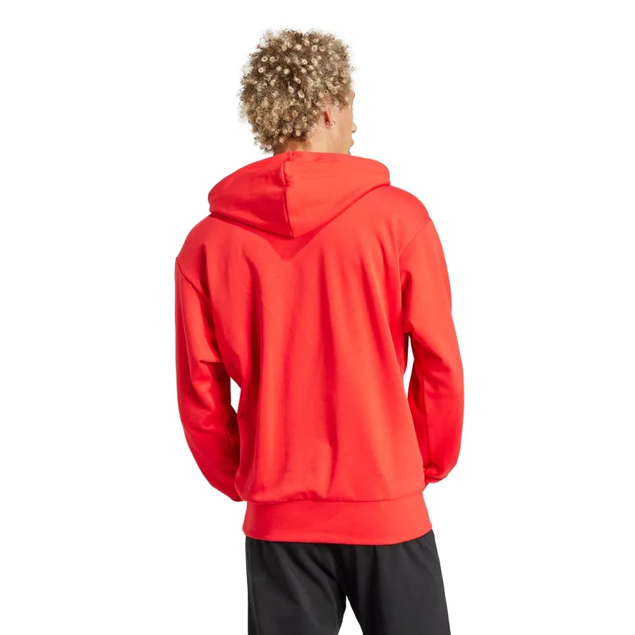 Imagen 2 de 5 de Buzo adidas Essentials Logo-ROJO/NEGRO