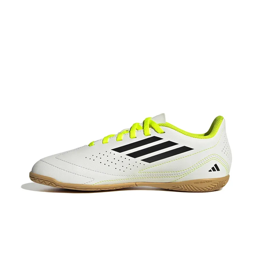 Imagen 2 de 7 de Botines adidas Deportivo III In-BLANCO/AMARILLO FLUOR
