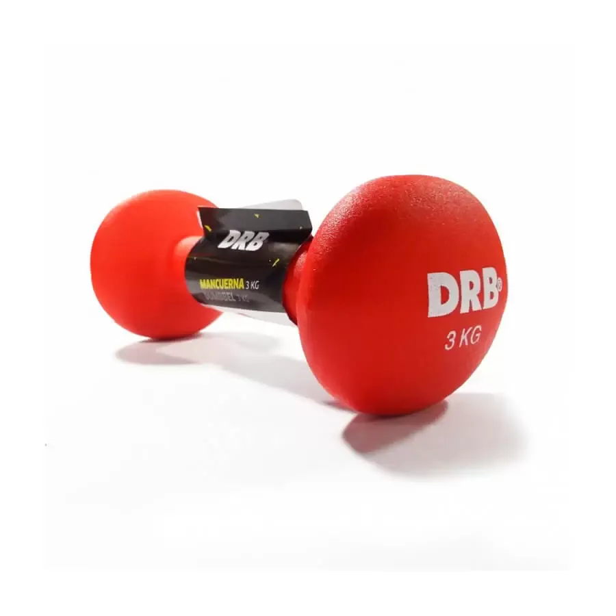 Imagen 0 de 2 de Mancuerna 3 Kg  DRB-ROJO