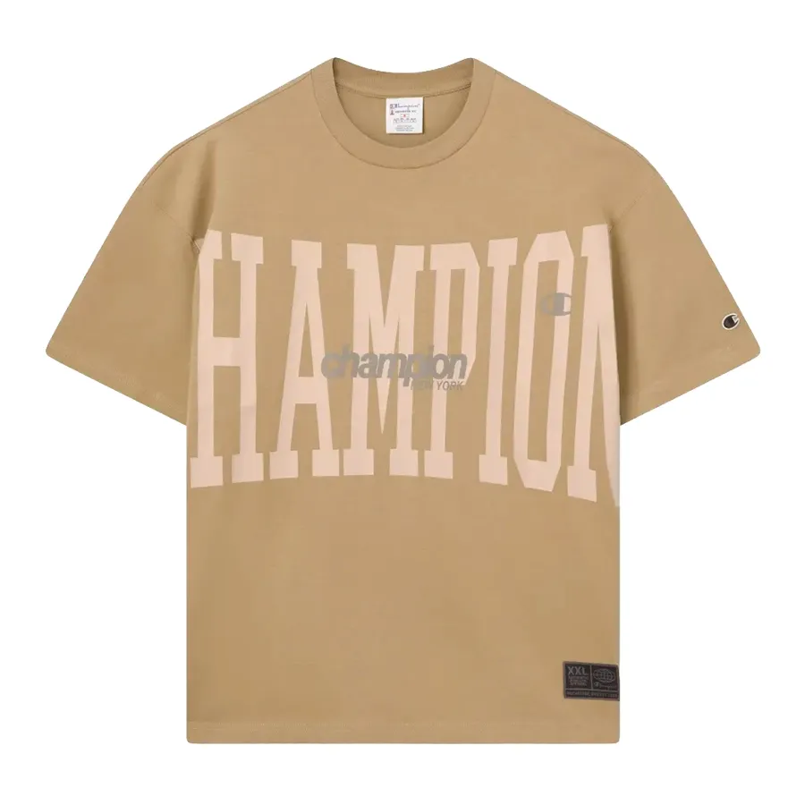 Imagen 2 de 4 de Remera Champion Logo Contemporary-BEIGE