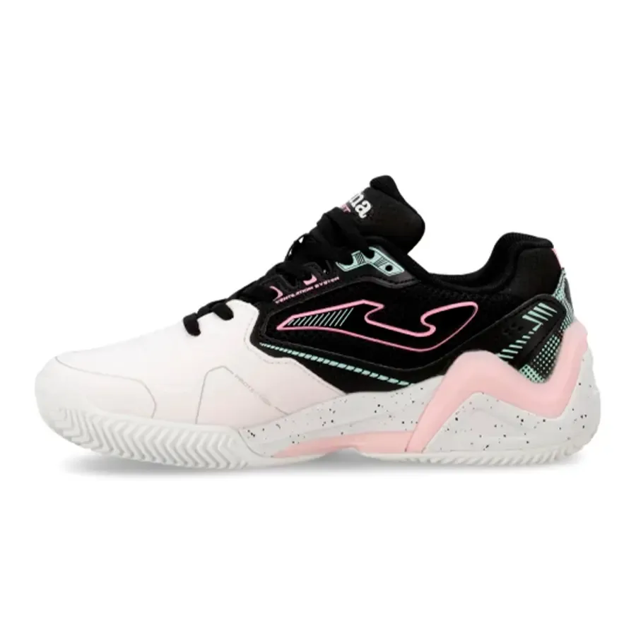 Imagen 2 de 7 de Zapatillas Joma Tenis Set Lady-NEGRO/BLANCO/ROSA