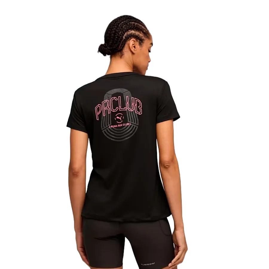 Imagen 1 de 4 de Remera Puma Run Club Graphic-NEGRO/ROSA