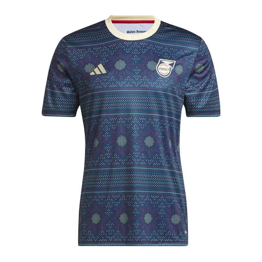 Imagen 2 de 6 de Camiseta adidas Pre-Partido Jamaica Tiro 23-MARINO/ROJO