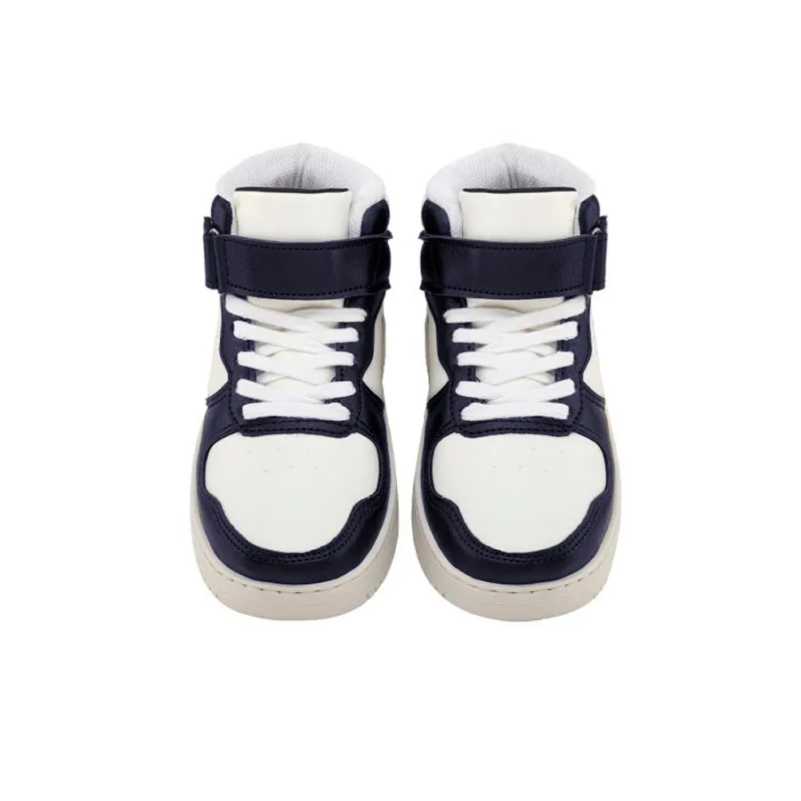 Imagen 2 de 4 de Zapatillas Kappa Logo Linate Mid Velcro Kids-BLANCO/MARINO