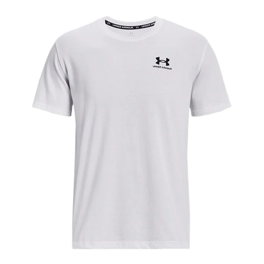 Imagen 2 de 5 de Remera Under Armour Embroidered Heavyweight-BLANCO