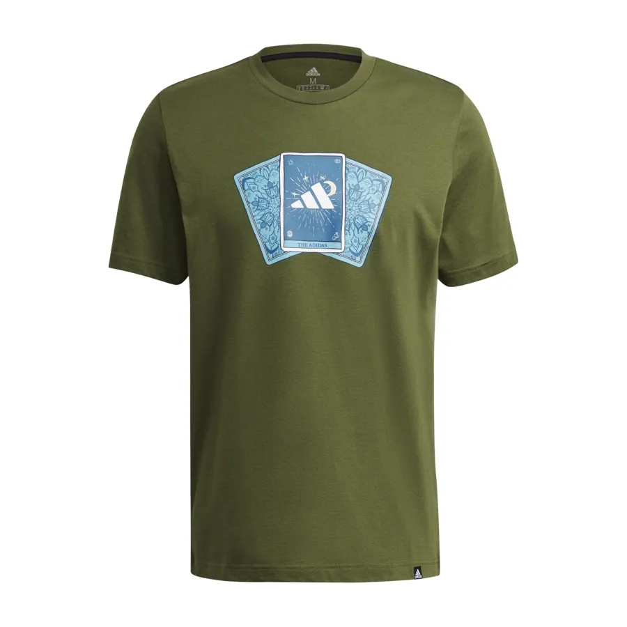 Imagen 4 de 5 de Remera adidas Badge of Sport Tarot-VERDE