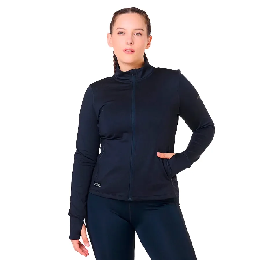Imagen 0 de 3 de Campera Saucony Solstice Full Zip-NEGRO