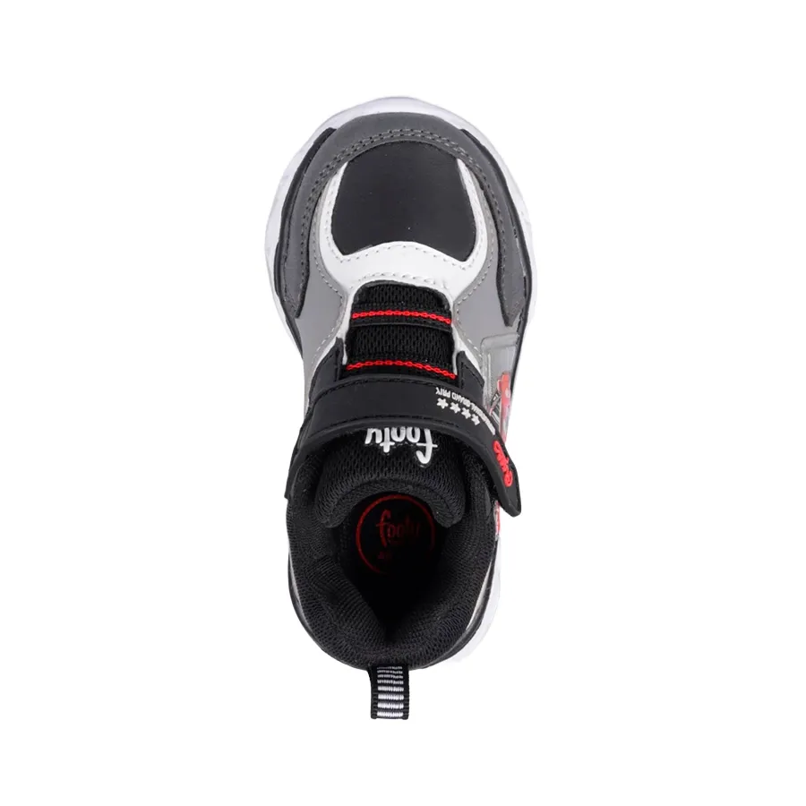 Imagen 4 de 5 de Zapatillas Footy Mini Cars Race-NEGRO/ROJO