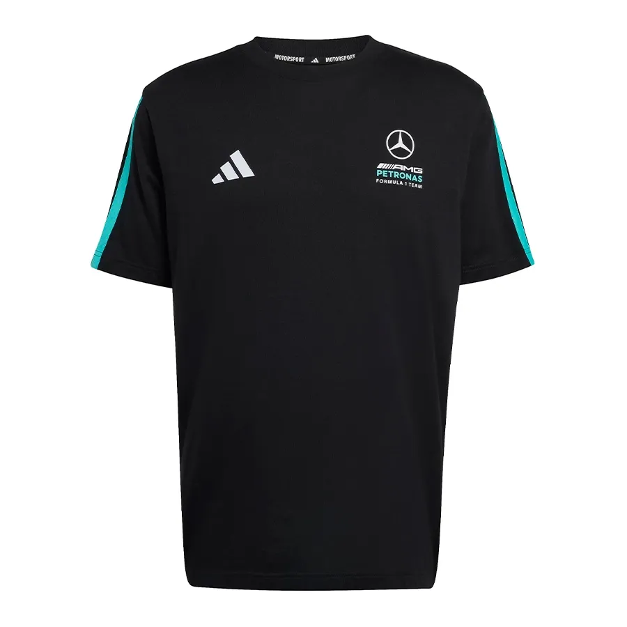 Imagen 2 de 5 de Remera adidas Mercedes-AMG Petronas-NEGRO/TURQUESA