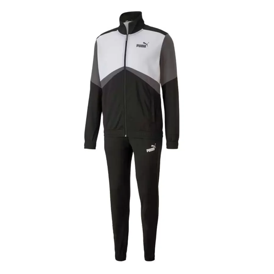 Imagen 1 de 2 de Conjunto Puma Cb Retro Tracksuit Woven Cl-NEGRO/GRIS/BLANCO