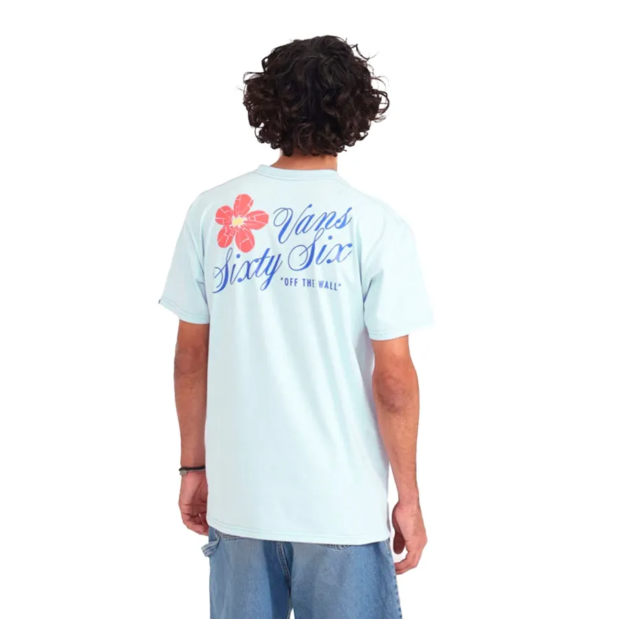 Imagen 2 de 4 de Remera Vans Cracked Flower Ss-CELESTE