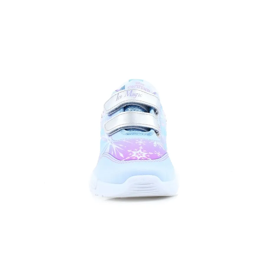 Imagen 2 de 4 de Zapatillas Footy Frozen Pop C/Luz-LILA/CELESTE