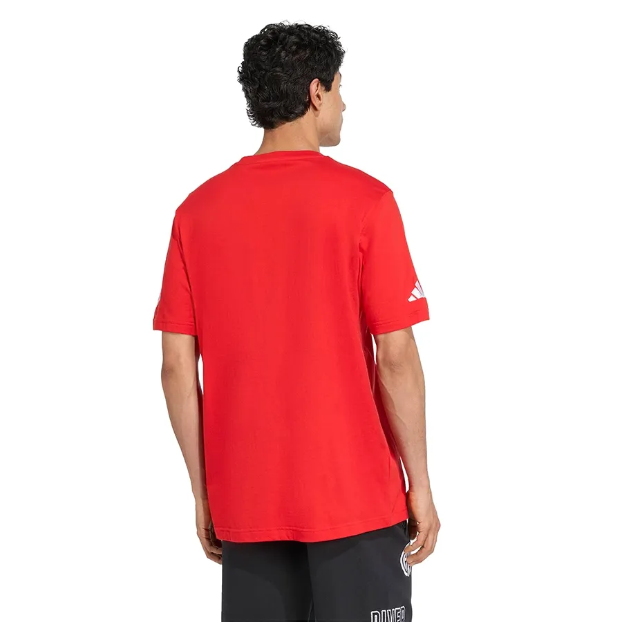 Imagen 2 de 4 de Remera adidas Us Pack Tee-ROJO