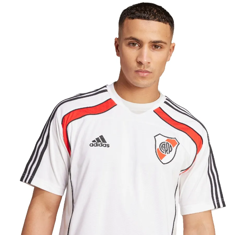 Imagen 3 de 5 de Remera adidas Ubp River Plate-BLANCO/ROJO/NEGRO