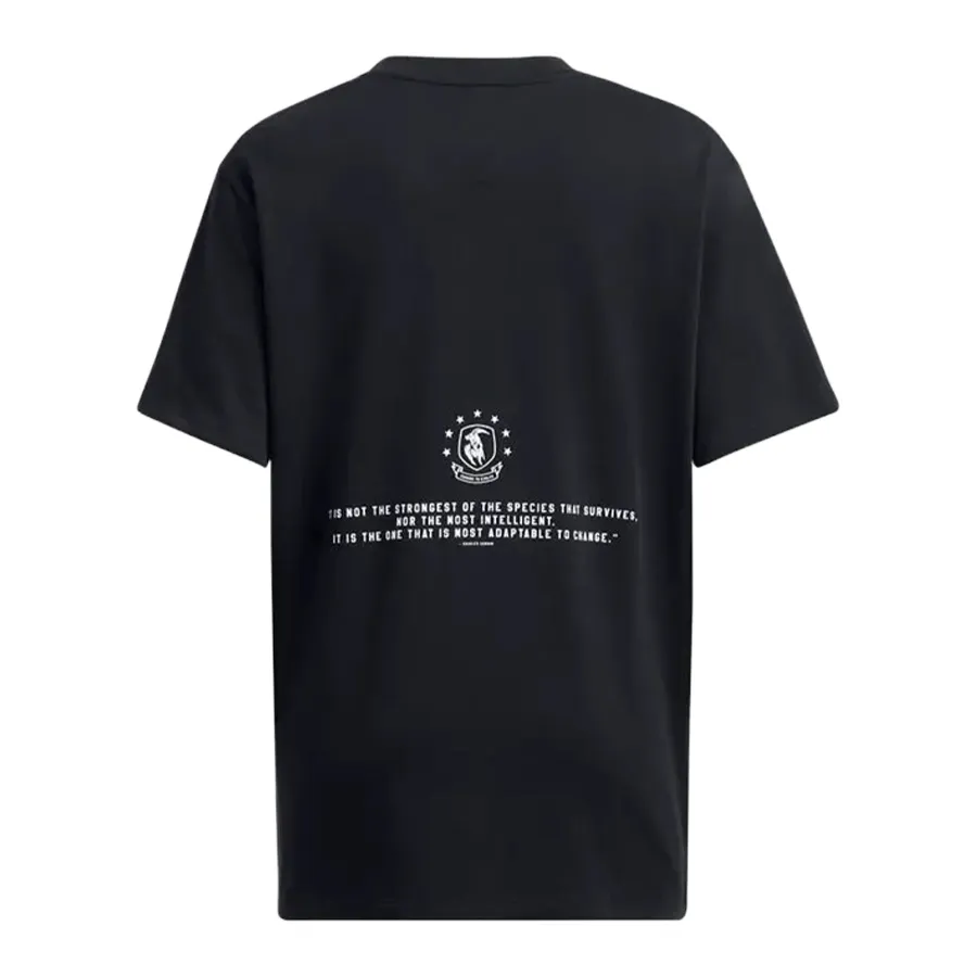 Imagen 3 de 4 de Remera Under Armour Project Rock Campus Q3-NEGRO