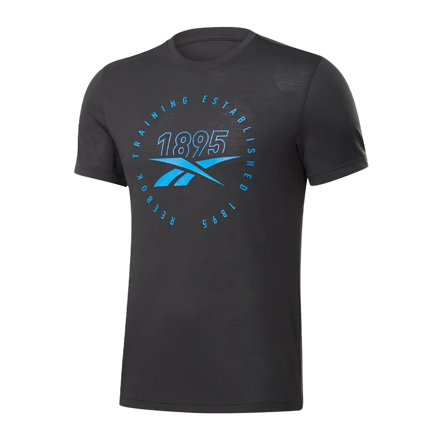 Imagen 3 de 5 de Remera Reebok Gs Training Speedwick-NEGRO