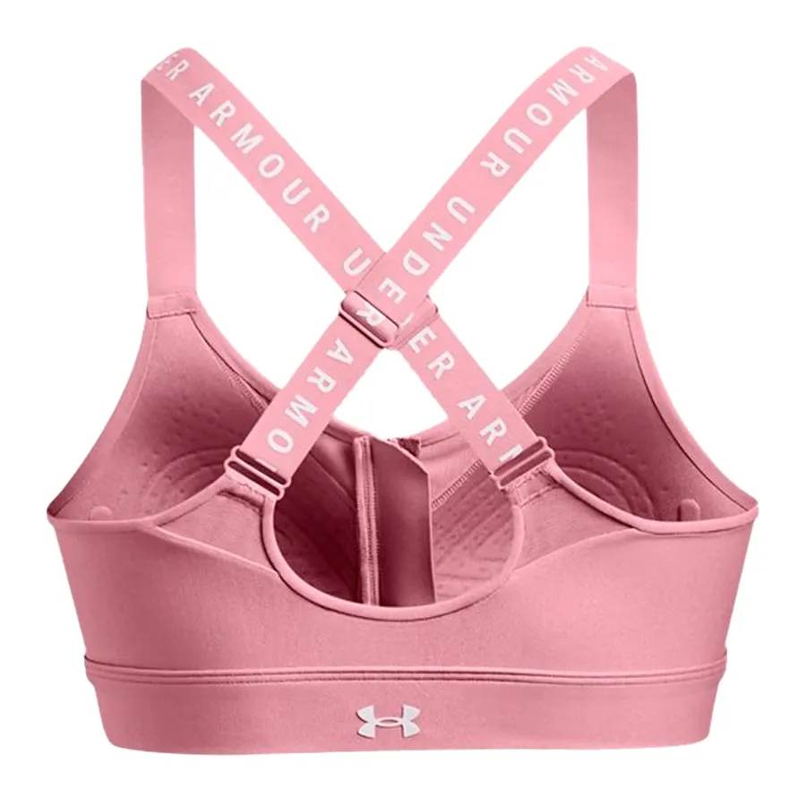 Imagen 3 de 8 de Top Under Armour Infinity High Bra Zip-ROSA