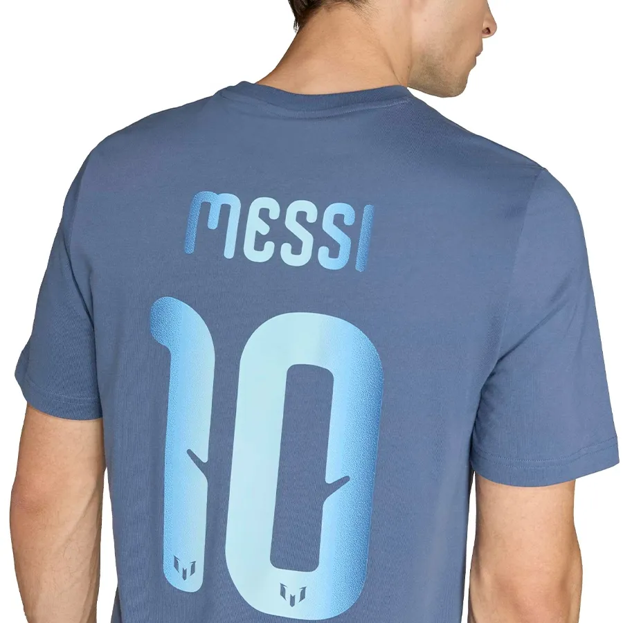 Imagen 4 de 5 de Remera adidas Graphic Messi-MARINO