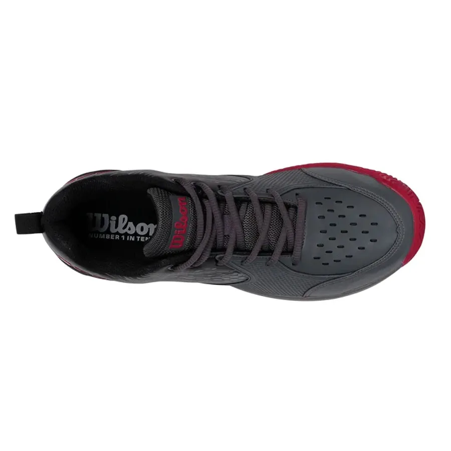 Imagen 3 de 6 de Zapatillas Wilson K Tour 2 Clay-GRIS/NEGRO/ROJO