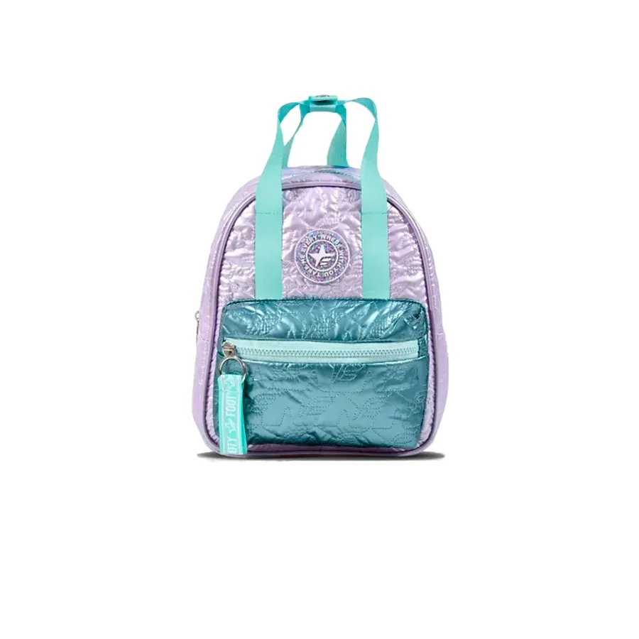 Imagen 0 de 3 de Mochila Footy 12" Puffer-VERDE/LILA