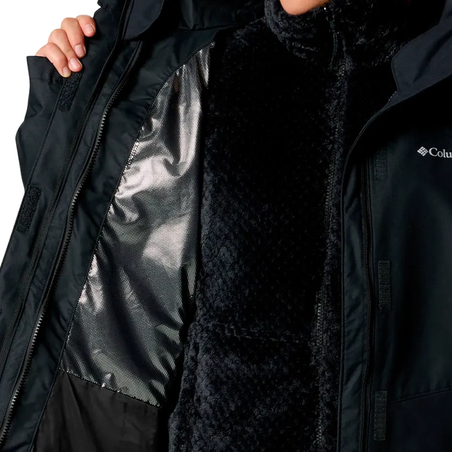 Imagen 3 de 5 de Campera Columbia Bugaboo II Interchange-NEGRO