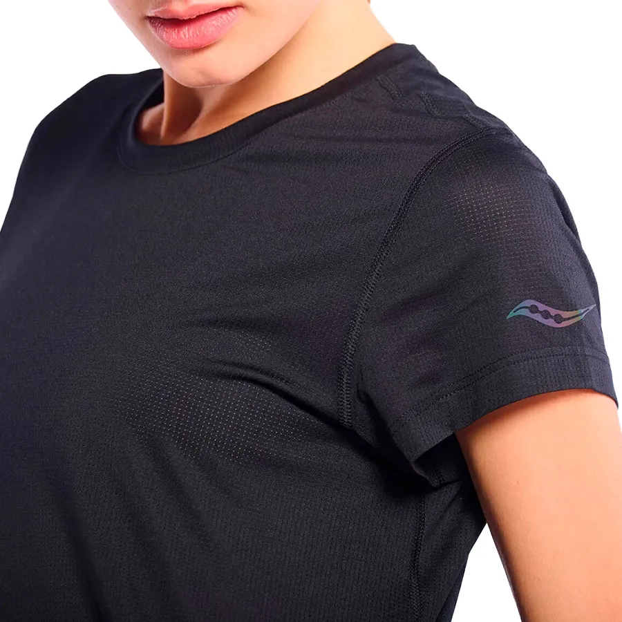 Imagen 0 de 6 de Remera Saucony Stopwatch-NEGRO