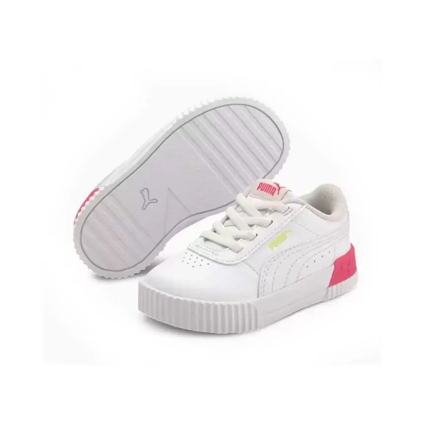 Imagen 3 de 5 de Zapatillas Puma Carina Vivid Ac Inf-BLANCO/ROSA/LIMA