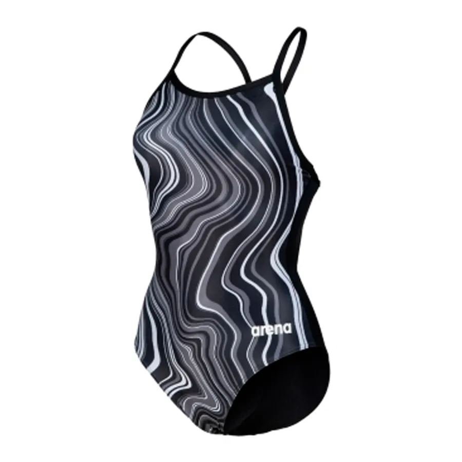 Imagen 0 de 6 de Malla Arena Swim Marbled Lightdrop-NEGRO/GRIS/BLANCO
