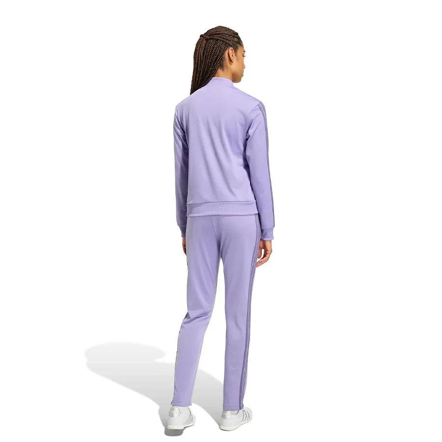 Imagen 2 de 8 de Conjunto adidas Essentials 3 Sripes-VIOLETA/BLANCO