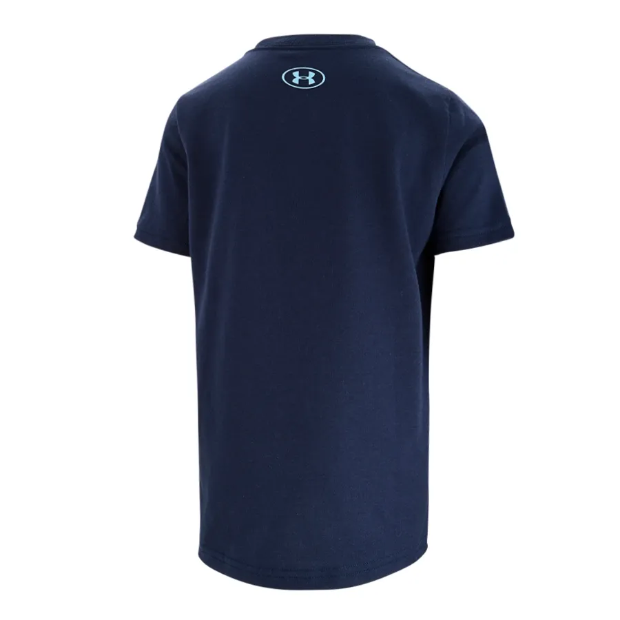 Imagen 1 de 3 de Remera Under Armour Football Icon-MARINO/CELESTE