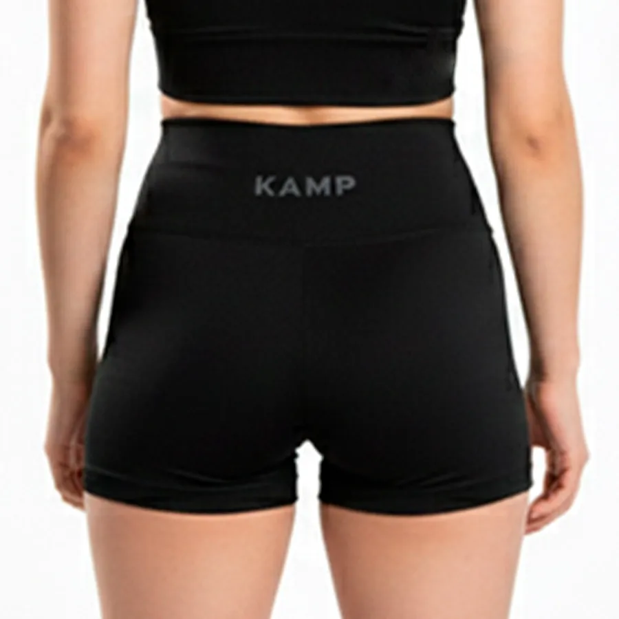 Imagen 1 de 3 de Calza Kamp Corta Seamless-NEGRO