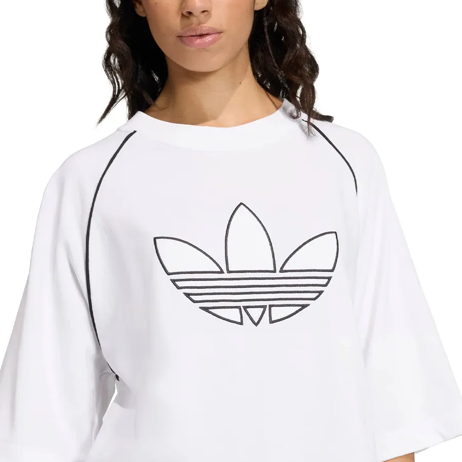 Imagen 3 de 5 de Remera adidas originals Adilenium-BLANCO/NEGRO