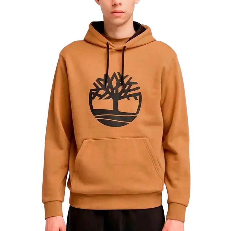 Imagen 0 de 2 de Buzo Timberland Northwood Tree Logo Brushed Back-MARRON