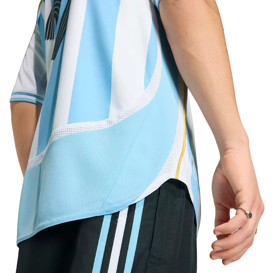 Imagen 3 de 6 de Camiseta adidas Titular Selección Argentina 2006 Messi-BLANCO/CELESTE/NEGRO