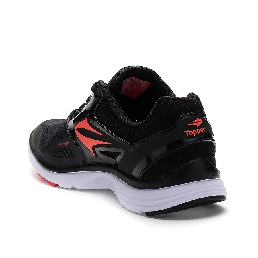 Imagen 2 de 4 de Zapatillas Topper Lady Move Ii-NEGRO/GRIS/CORAL
