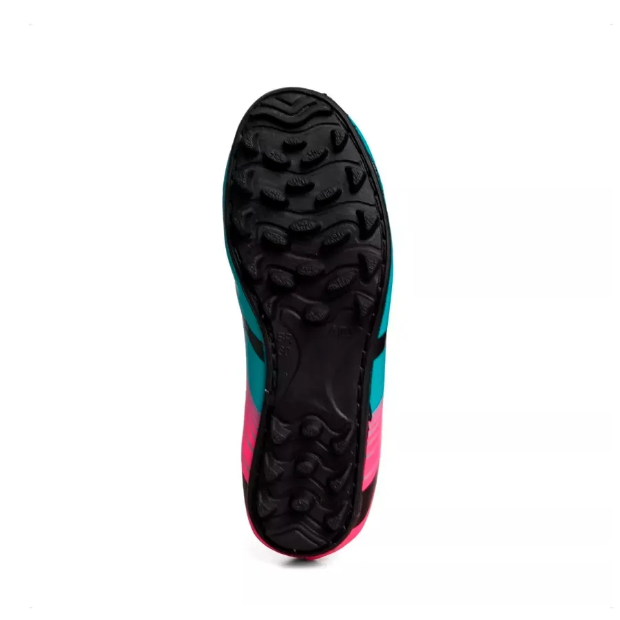 Imagen 6 de 7 de Botines Athix Stamina Kids Tf 47-TURQUESA/ROSA